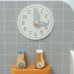 Cocinita infantil Rhio Aiyaplay con sonidos + accesorios +3A gris 82x57x26 cm