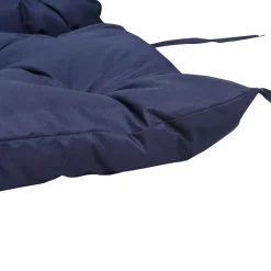 Cojín para asiento Outsunny con respaldo 3 plazas 26,5x48,5x8,5 cm