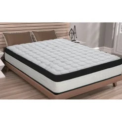 Colchón Carbono Evolution Matris viscoelástica núcleo HR efecto antiestrés blanco