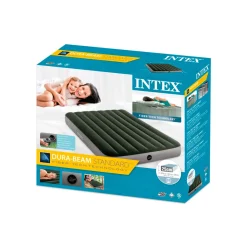 Colchón doble hinchable Intex Prestige Downy 25x137x191 cm