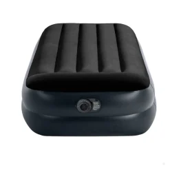 Colchón hinchable Dura-Beam Plus Pillow Rest con bomba negro 42x99x191 cm