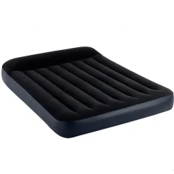 Colchón hinchable Dura-Beam Standard Intex 2 personas con bomba eléctrica negro 197x191 cm