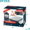 Colchón hinchable Intex 2 usuarios con bomba integrada gris 33x137x191 cm