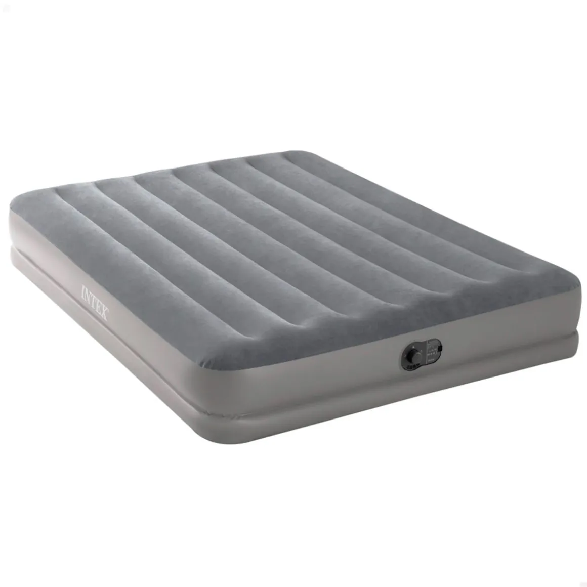 Colchón hinchable Prestige Queen Dura-Beam con bomba USB gris 30x152x203 cm