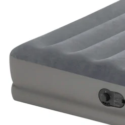 Colchón hinchable Prestige Queen Dura-Beam con bomba USB gris 30x152x203 cm