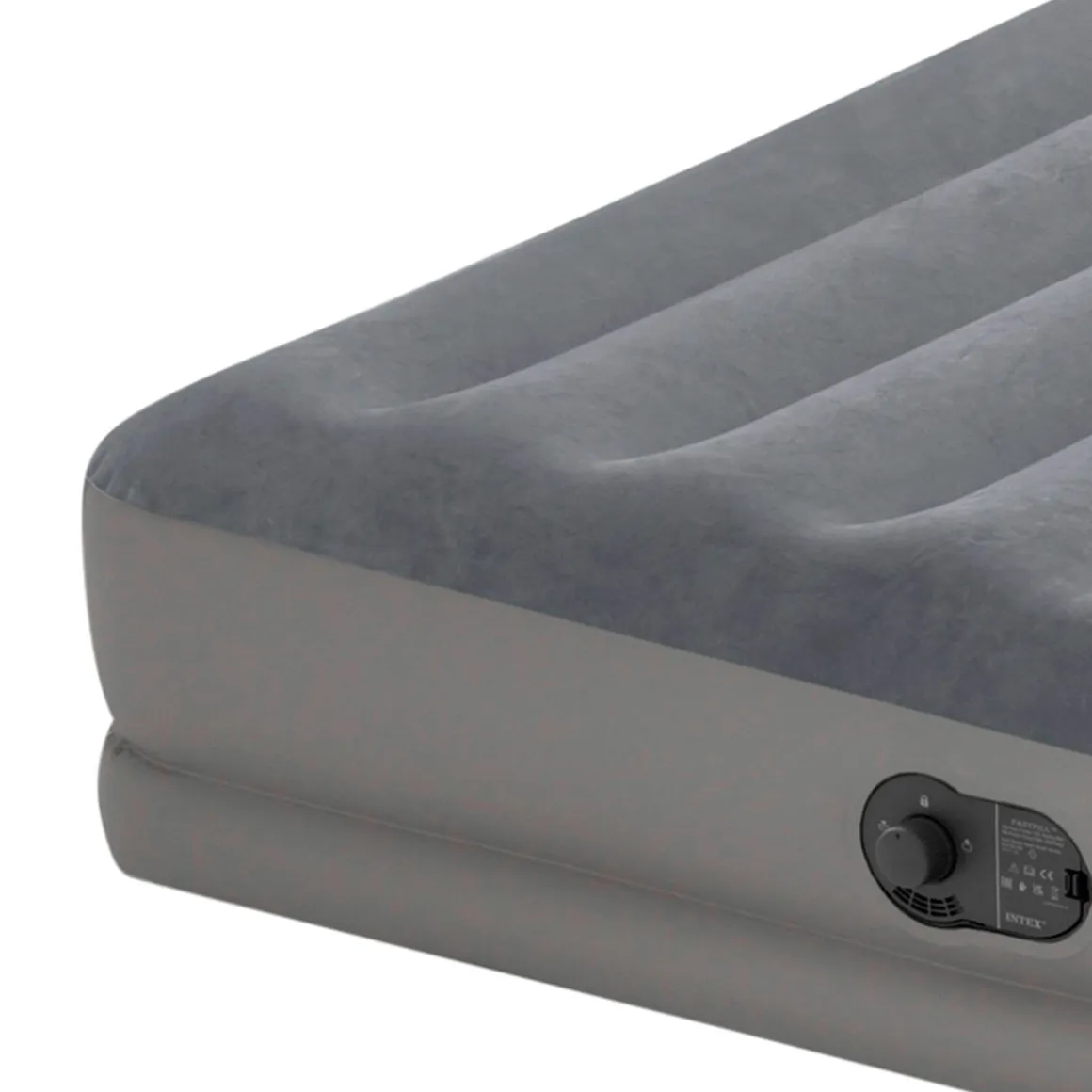 Colchón hinchable Prestige Queen Dura-Beam con bomba USB gris 30x152x203 cm