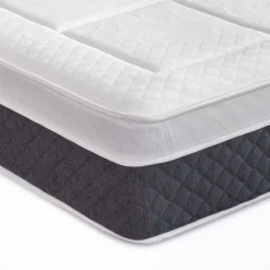 Colchón Noah Diamante Deluxe viscoelástica enrollado blanco