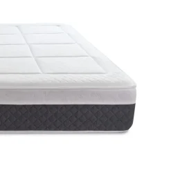 Colchón Noah Diamante Deluxe viscoelástica enrollado blanco