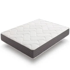 Colchón viscoelástico Grafeno Therapy sistema Air-Fresh Grafeno con efecto nube blanco/gris 22 cm