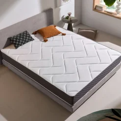 Colchón viscoelástico Grafeno Therapy sistema Air-Fresh Grafeno con efecto nube blanco/gris 22 cm