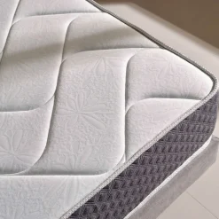 Colchón viscoelástico Grafeno Therapy sistema Air-Fresh Grafeno con efecto nube blanco/gris 22 cm