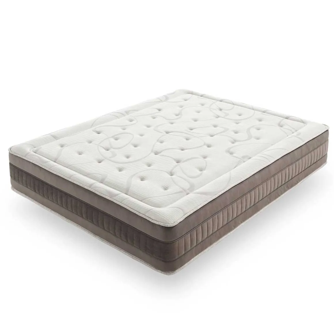 Colchón viscoelástico Luxury Magnus Premium Matris núcleo Bio Confort Plus gris 28 cm