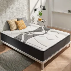 Colchón viscoelástico Luxury Memory Grafeno núcleo HR con visco Grafeno blanco 30 cm
