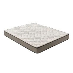Colchón viscoelástico Luxury Bio Relax núcleo HR de alta densidad blanco/gris 21 cm