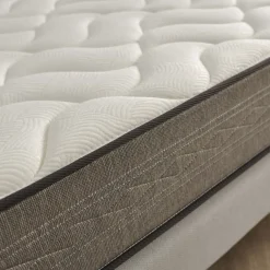 Colchón viscoelástico Luxury Bio Relax núcleo HR de alta densidad blanco/gris 21 cm