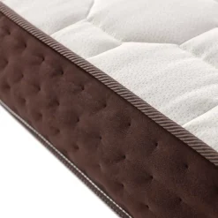 Colchón viscoelástico Visco Luxury Bamboo fibras de bambú blanco/marrón 20 cm