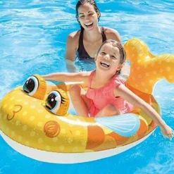 Colchoneta hinchable infantil Pez amarillo +3 años