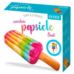 Colchoneta hinchable Rainbow Popsicle Intex +14A multicolor 183x66 cm