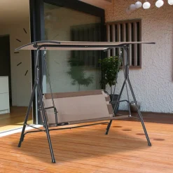 Columpio de jardín Outsunny 2 plazas 172x110x155 cm