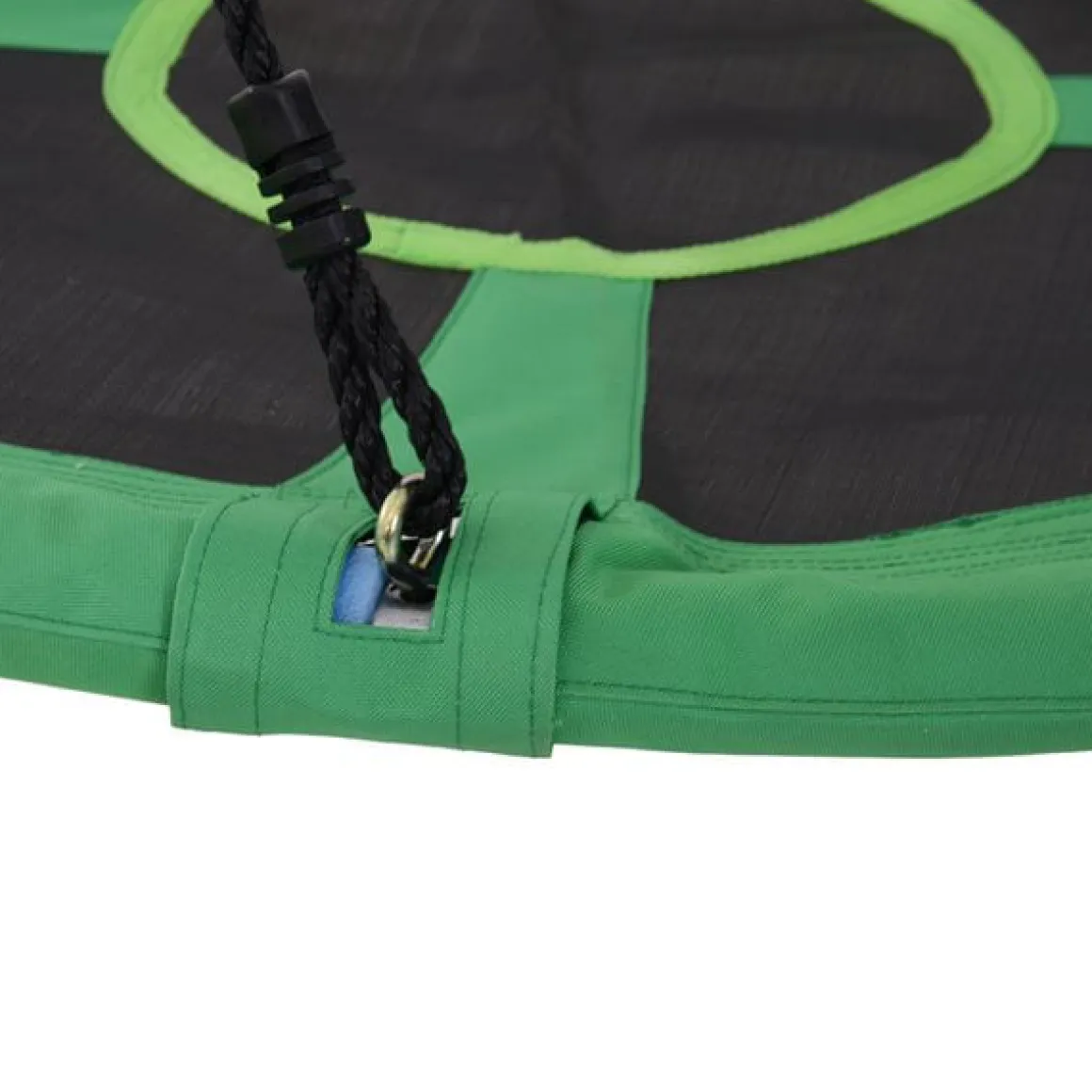 Columpio nido infantil Homcom redondo +3A Ø100x4,5 cm