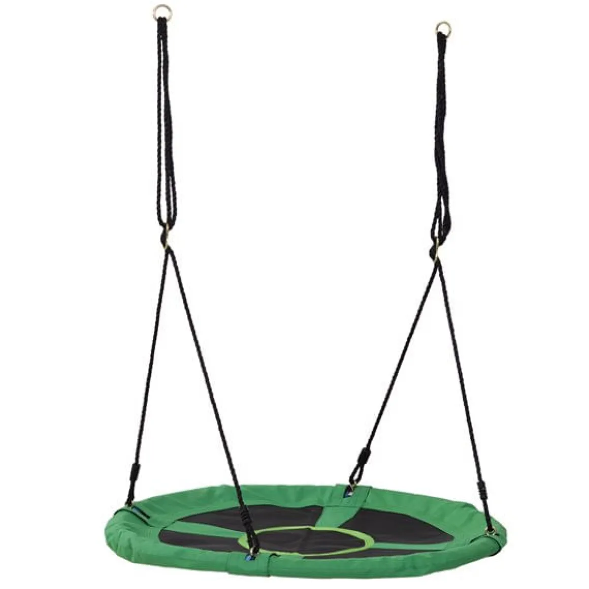 Columpio nido infantil Homcom redondo +3A Ø100x4,5 cm