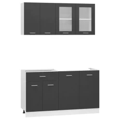 Composición de cocina Isabela 4 piezas 140 cm
