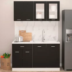 Composición de cocina Isabela 4 piezas 140 cm