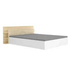 Composición de dormitorio Pack Tori cabecero con canapé natural/blanco 73x181,2x213 cm