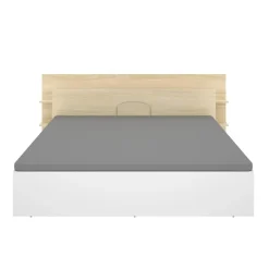 Composición de dormitorio Pack Tori cabecero con canapé natural/blanco 73x181,2x213 cm