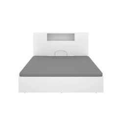 Composición de dormitorio Pack Ten cabecero con canapé abatible blanco 95,5x157,2x213,4 cm