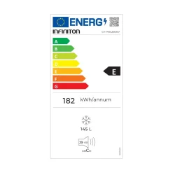 Congelador vertical Infiniton CV-140L25 Defrost 145L E 125,9 cm