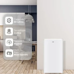 Congelador vertical Svan SCV85502E 60L cíclico E blanco 84,5 cm