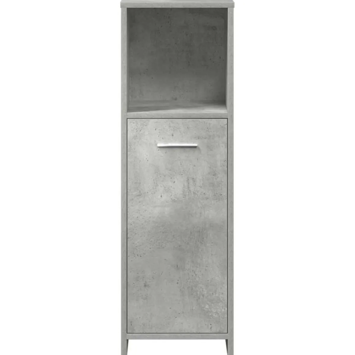 Conjunto de baño Gales mueble de lavabo + espejo + armario gris