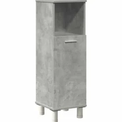 Conjunto de baño Irlanda mueble de lavabo + espejo + armario gris