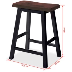 Conjunto de cocina Leia 1 mesa alta + 2 taburetes
