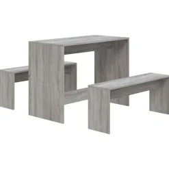 Conjunto de comedor Jamaica 1 mesa + 2 bancos
