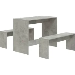 Conjunto de comedor Jamaica 1 mesa + 2 bancos