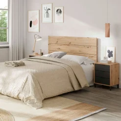 Conjunto de dormitorio Enzo cabecero + 2 mesitas