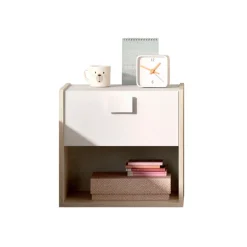 Conjunto de dormitorio Top Pack 2 cama + mesita + escritorio + armario