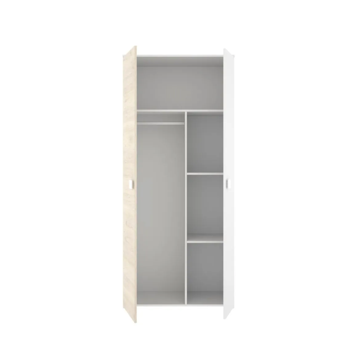 Conjunto de dormitorio Top Pack 2 cama + mesita + escritorio + armario