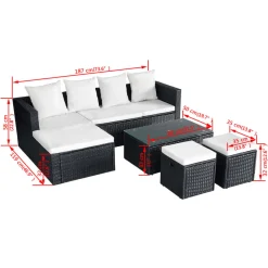 Conjunto de exterior Delmont 4 piezas