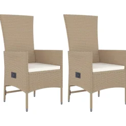 Conjunto de exterior Helo 2 sillas + mesa beige