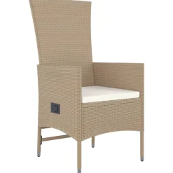 Conjunto de exterior Helo 2 sillas + mesa beige