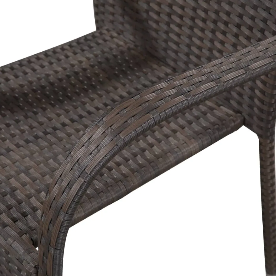 Conjunto de jardín 1 mesa + 4 sillas de ratán