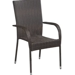 Conjunto de jardín 1 mesa + 4 sillas de ratán