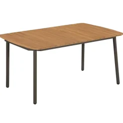 Conjunto de jardín 1 mesa + 4 sillas de ratán