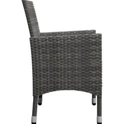Conjunto de jardín 1 mesa+4 sillones con cojines