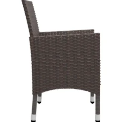 Conjunto de jardín 1 mesa+4 sillones con cojines