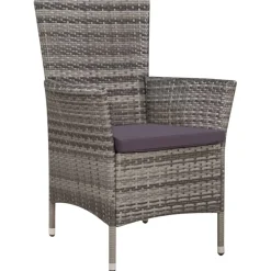 Conjunto de jardín 5 piezas Dalia gris