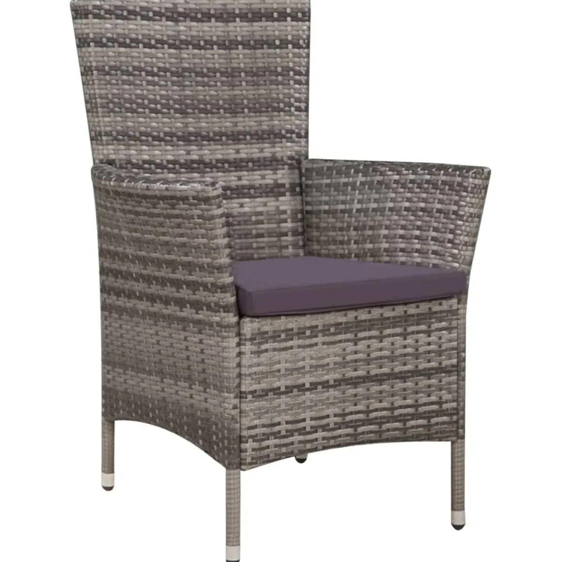 Conjunto de jardín 5 piezas Dalia gris